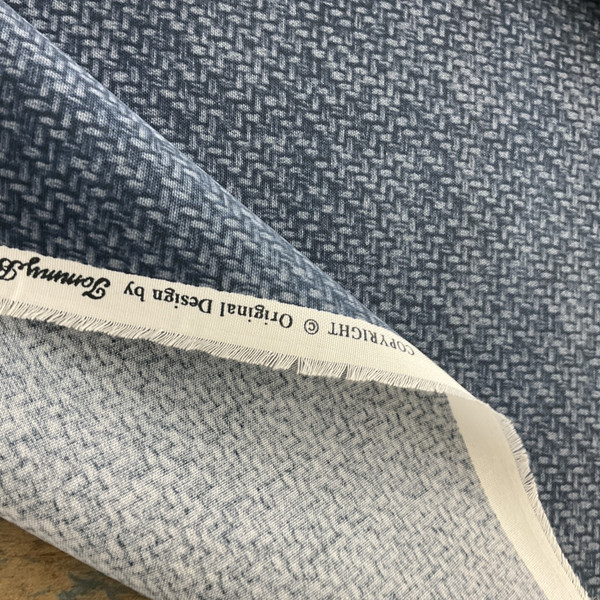 Tommy Bahama Outdoor Tampico Printed Texture Indigo | Medium Weight Outdoor Fabric | Home Decor Fabric | 54" Wide