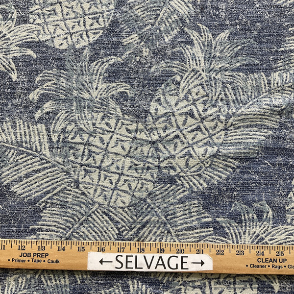 Tommy Bahama Home Playa Eterna Private Island Azul | Medium Weight Outdoor Fabric | Home Decor Fabric | 54" Wide