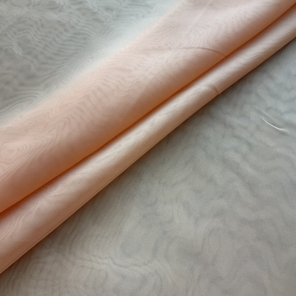 118" Sheer Voile Coral | Very Lightweight Voile Fabric | Home Decor Fabric | 118" Wide