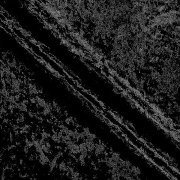 Europatex Rumple Crushed Velvet Black | Heavyweight Velvet Fabric | Home Decor Fabric | 57" Wide