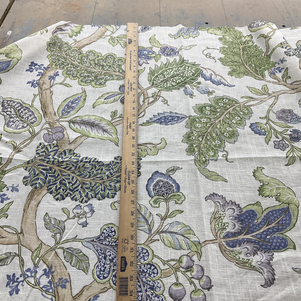 P Kaufmann Ravello Linen Blend Periwinkle | Medium/Heavyweight Linen Fabric | Home Decor Fabric | 54" Wide