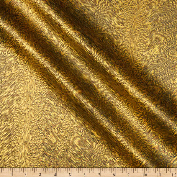 72" Embossed Hunter Velvet Goldenrod | Medium/Heavyweight Velvet Fabric | Home Decor Fabric | 58" Wide