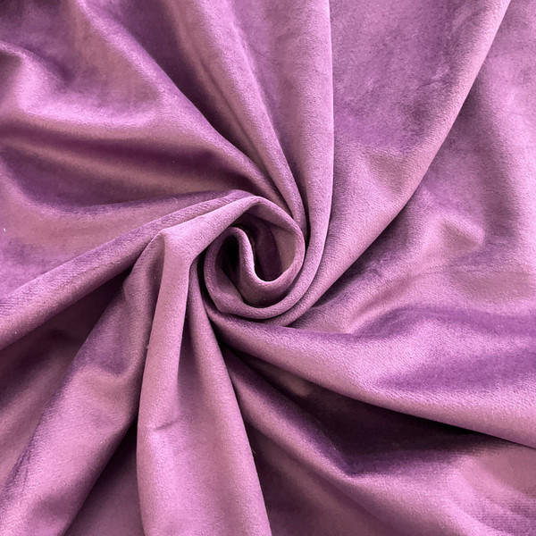 110" Eroica Lavish Velvet Purple | Medium/Heavyweight Velvet Fabric | Home Decor Fabric | 110" Wide