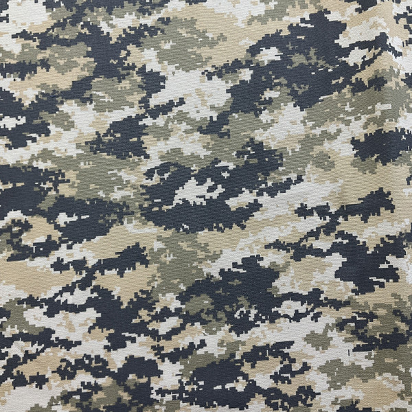 12 Oz Cotton Duck Canvas Digital Camo | Heavyweight Canvas, Duck Fabric | Home Decor Fabric | 60" Wide