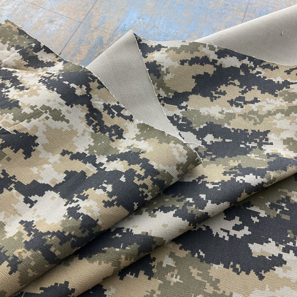 12 Oz Cotton Duck Canvas Digital Camo | Heavyweight Canvas, Duck Fabric | Home Decor Fabric | 60" Wide