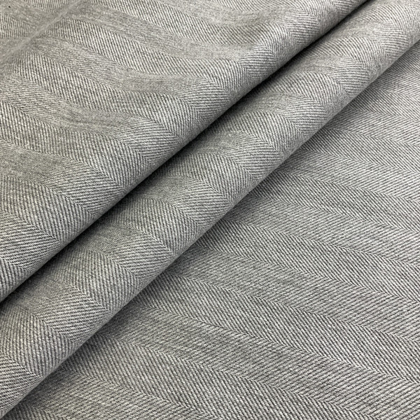 Sunbrella Fusion Switch Herringbone 40555-0005 Silver | Medium Weight Outdoor Fabric | Home Decor Fabric | 54" Wide