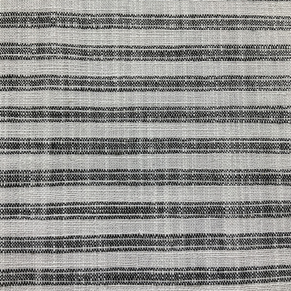 Performance+ Ashton Ticking Woven Domino | Very Heavyweight Woven Fabric | Home Decor Fabric | 57" Wide