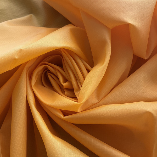 1.9 Oz. Ottertex Nylon Ripstop 70 Denier DWR Gold | Very Lightweight Ripstop Fabric | Home Decor Fabric | 60" Wide