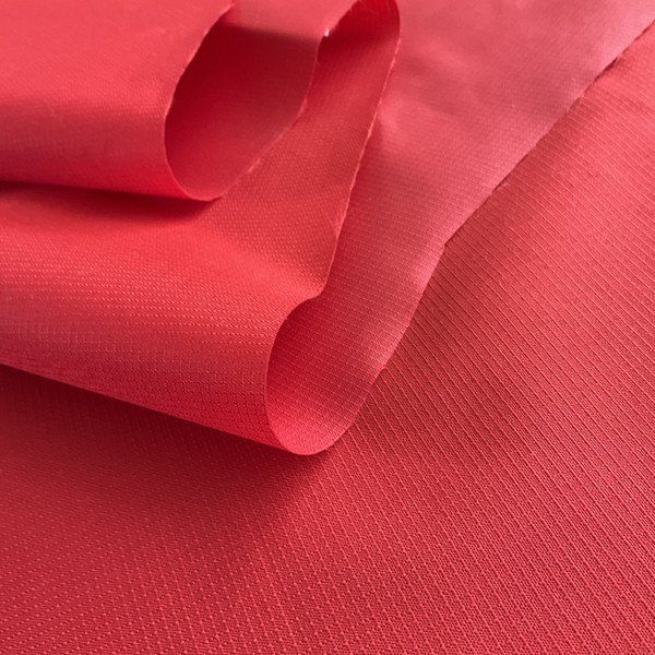 8.7 Oz Ottertex Polyurethane Coated Polyester Ripstop Red | Medium/Heavyweight Ripstop Fabric | Home Decor Fabric | 60" Wide