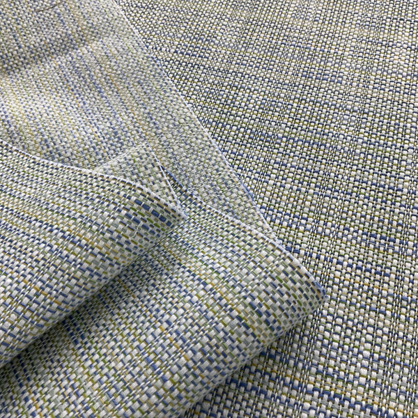 Bella Dura Home Performance Lansinger Basketweave Garden | Heavyweight Outdoor, Basketweave Fabric | Home Decor Fabric | 56" Wide