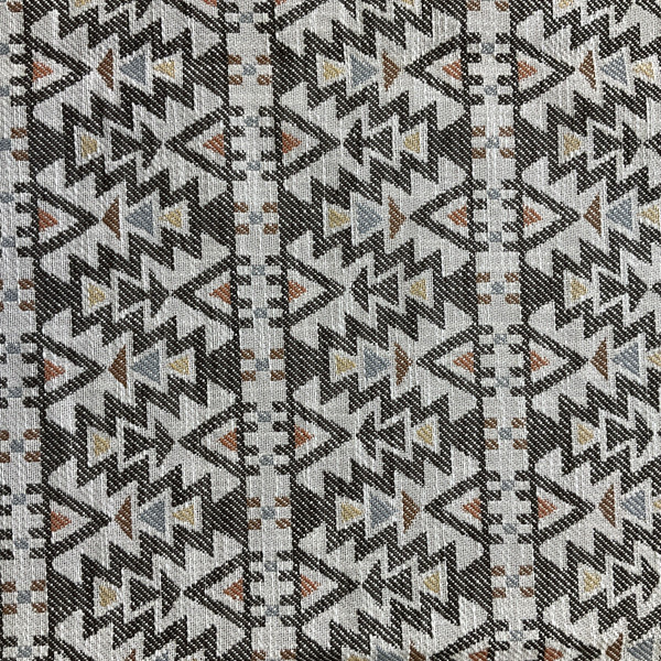 Artistry Tribal Southwest Roro Jacquard Teak | Very Heavyweight Jacquard Fabric | Home Decor Fabric | 56.25" Wide