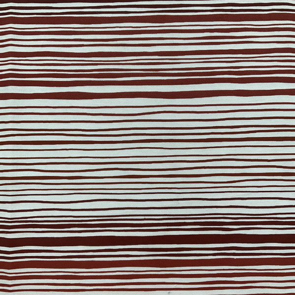 Premier Prints Ombre Outdoor Farrow | Outdoor Home Decor Fabric | Stripes Dk Red / White | 54" Wide | By the Yard