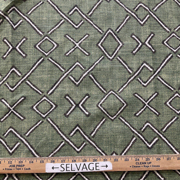 PKL Studio Malian Linen Fern | Medium/Heavyweight Linen Fabric | Home Decor Fabric | 54" Wide