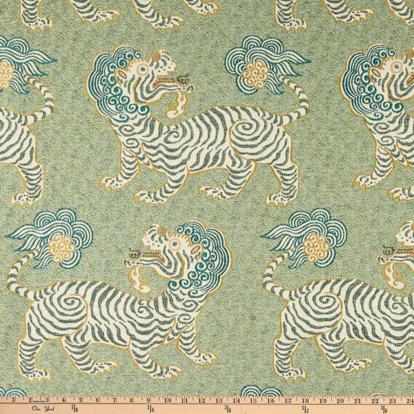 Kathmandu Jacquard Bonsai | Medium/Heavyweight Jacquard Fabric | Home Decor Fabric | 54" Wide