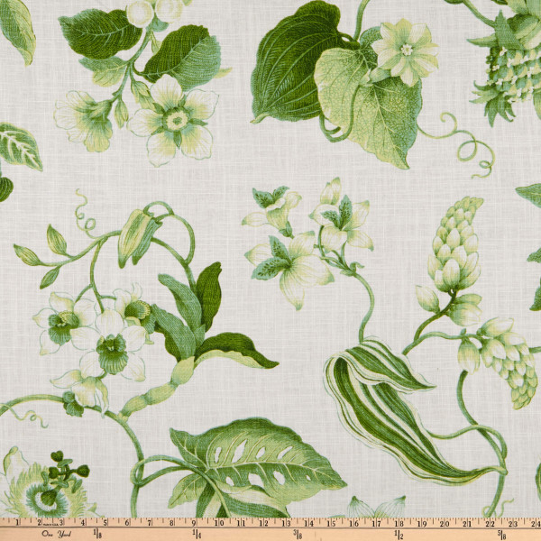 P Kaufmann Blanca Linen Lime | Medium/Heavyweight Linen Fabric | Home Decor Fabric | 54" Wide