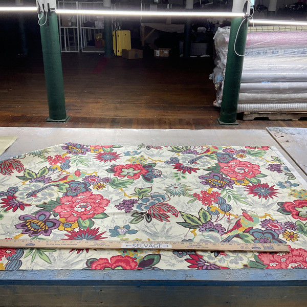 P Kaufmann Dailiang Twill Hibiscus | Lightweight Twill Fabric | Home Decor Fabric | 54" Wide