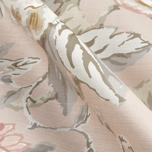 P Kaufmann Valentina Slub Duck Blush | Medium Weight Duck Fabric | Home Decor Fabric | 54" Wide