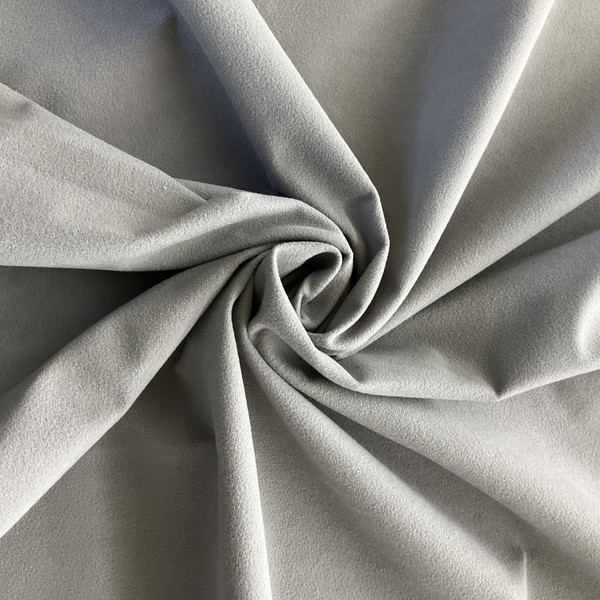 10 oz IFR Velour Pewter | Heavyweight Velour Fabric | Home Decor Fabric | 62" Wide