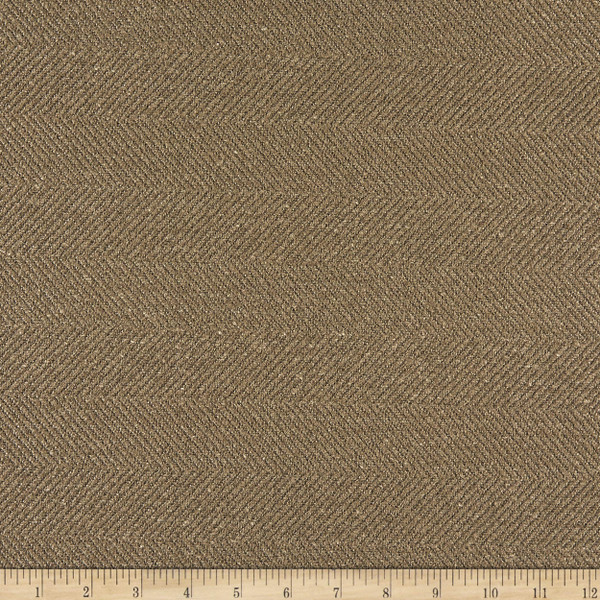 Artistry Piedmont Herringbone Woven Clay | Medium Weight Woven Fabric | Home Decor Fabric | 55" Wide