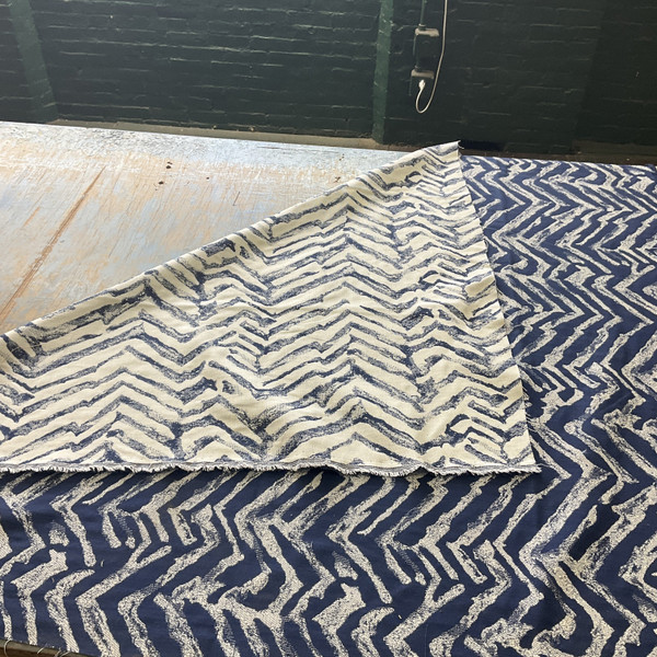 Bella Dura Home Performance Grevy Woven Deep Sea | Heavyweight Outdoor, Jacquard Fabric | Home Decor Fabric | 54" Wide