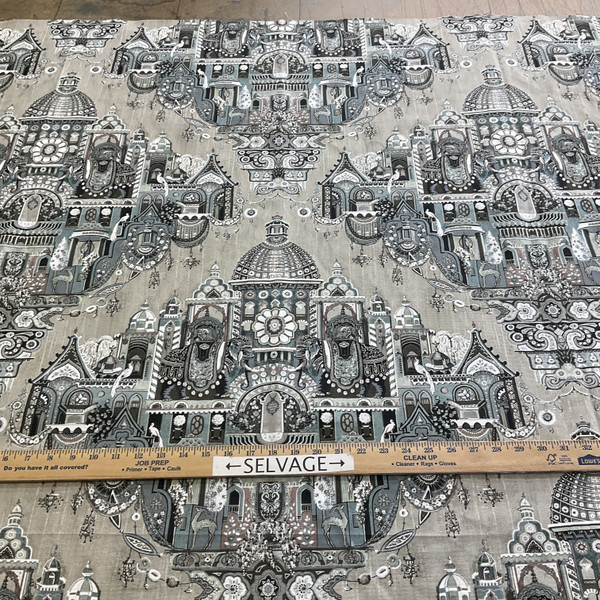 Swavelle Highclere Duck Moonlight | Medium Weight Duck Fabric | Home Decor Fabric | 54" Wide