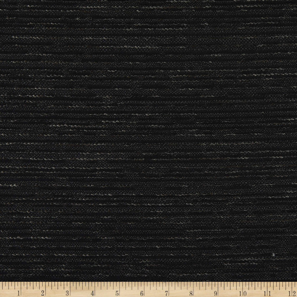 Crypton Home Durham Woven Ebony | Medium Weight Woven Fabric | Home Decor Fabric | 56.5" Wide