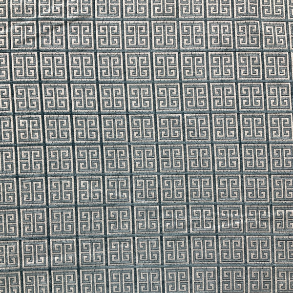 tfa Greek Getaway Chenille Jacquard Azure | Very Heavyweight Jacquard, Chenille Fabric | Home Decor Fabric | 54" Wide