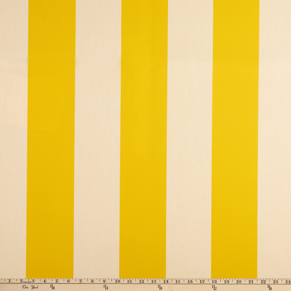 Sunbrella Awning/Marine 5702-0000 46" Beaufort Outdoor Yellow/White | Medium/Heavyweight Outdoor, Woven Fabric | Home Decor Fabric | 46" Wide