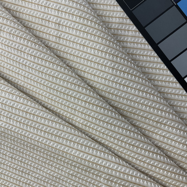 PKL Studio Linear Leaves Woven Jacquard Goldenrod | Medium Weight Woven, Jacquard Fabric | Home Decor Fabric | 54" Wide