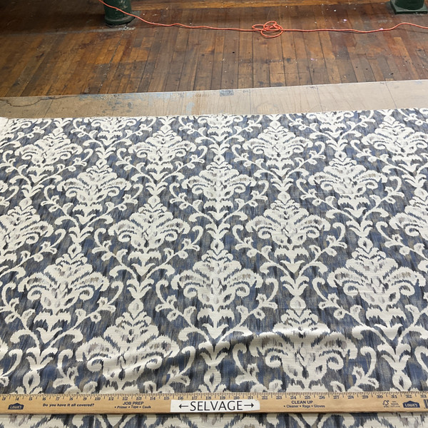 PKL Studio Brigitte Duck Indigo | Medium Weight Duck Fabric | Home Decor Fabric | 54" Wide