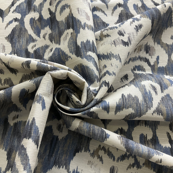 PKL Studio Brigitte Duck Indigo | Medium Weight Duck Fabric | Home Decor Fabric | 54" Wide