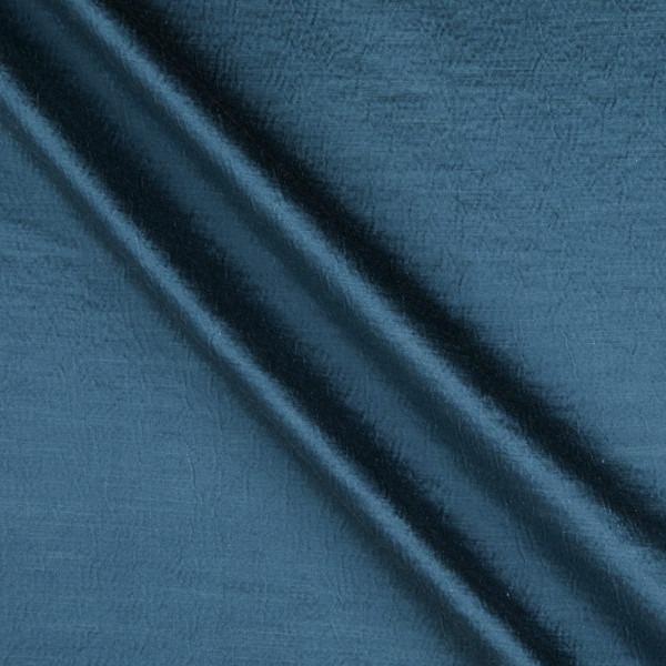 P Kaufmann Lumis Satin Teal | Medium Weight Satin, Sateen Fabric | Home Decor Fabric | 54" Wide