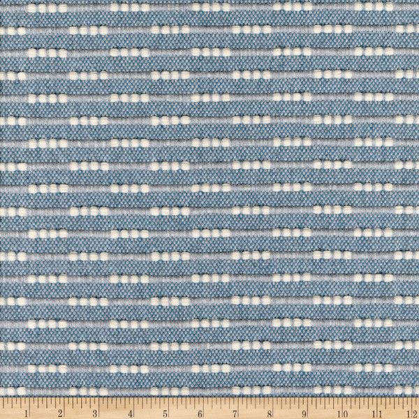 Swavelle Reason Recycled Basketweave Sky | Very Heavyweight Basketweave Fabric | Home Decor Fabric | 55" Wide