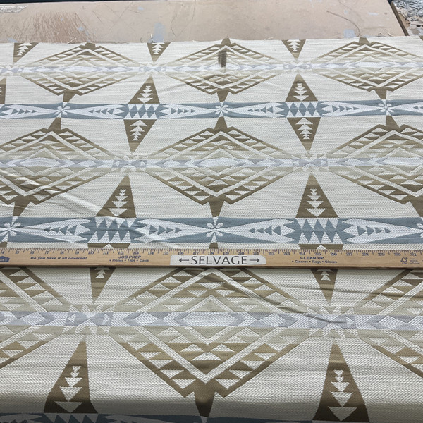 InsideOut Indoor/Outdoor Performance Lantern Bay Jacquard Driftwood | Very Heavyweight Outdoor, Jacquard Fabric | Home Decor Fabric | 56" Wide