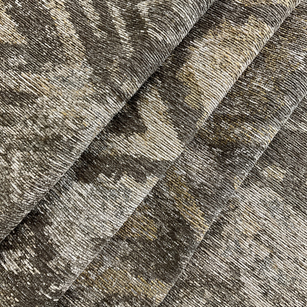 Swavelle Wind River Geo Chenille Truffle | Heavyweight Chenille Fabric | Home Decor Fabric | 58" Wide