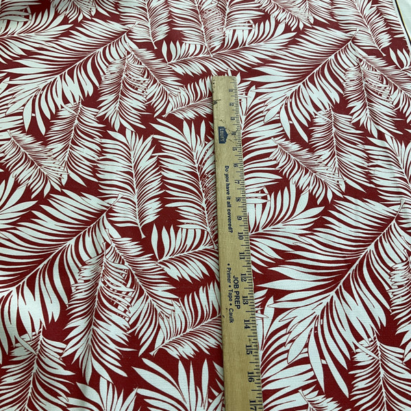Comersan Fabrics Acuario Duck Red/White | Lightweight Duck Fabric | Home Decor Fabric | 55" Wide