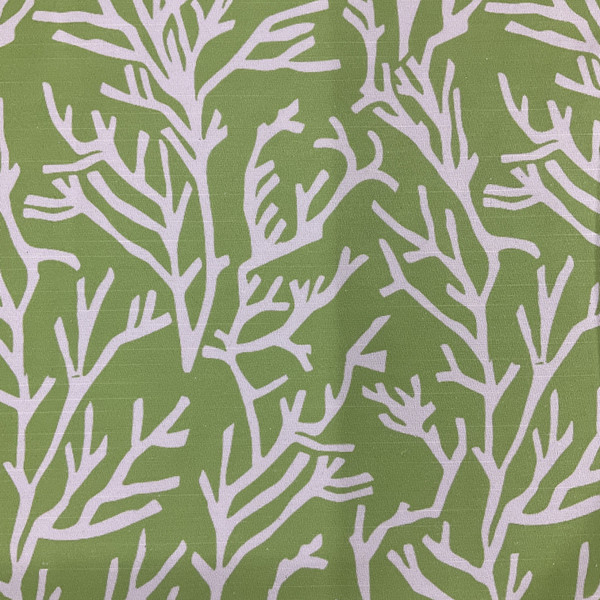 Comersan Fabrics Manglar Duck Green/White | Lightweight Duck Fabric | Home Decor Fabric | 55" Wide