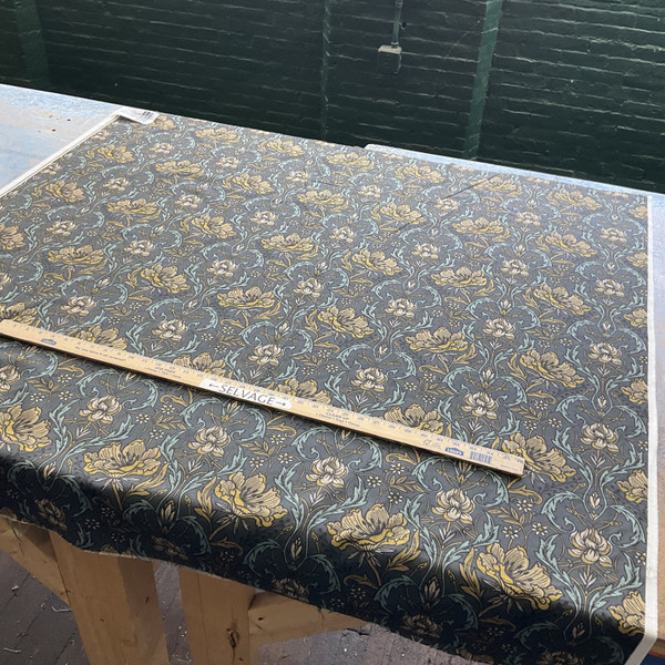 Comersan Fabrics Rubens Duck Blue | Lightweight Duck Fabric | Home Decor Fabric | 55" Wide