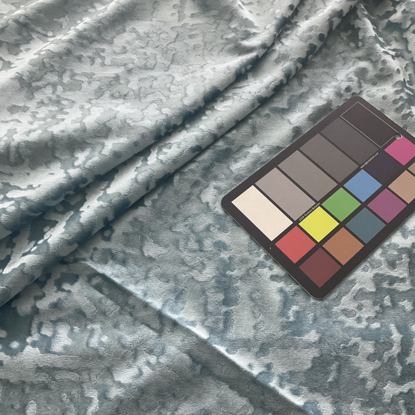 118" Allendale Abstract Crushed Velvet Ocean | Medium/Heavyweight Velvet Fabric | Home Decor Fabric | 118" Wide