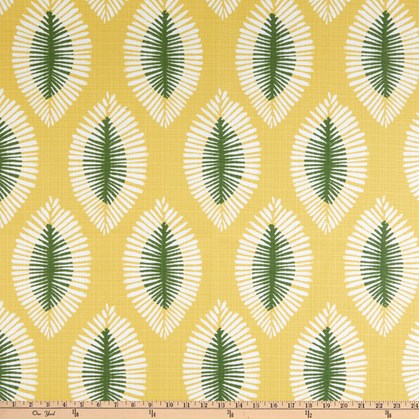 Premier Prints Bohemian Attitude Hayden Luxe Outdoor Slub Spice Yellow | Medium/Heavyweight Outdoor Fabric | Home Decor Fabric | 54" Wide