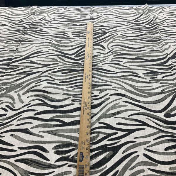 Premier Prints Into The Wild Babur Slub Canvas Raven | Medium/Heavyweight Canvas Fabric | Home Decor Fabric | 54" Wide