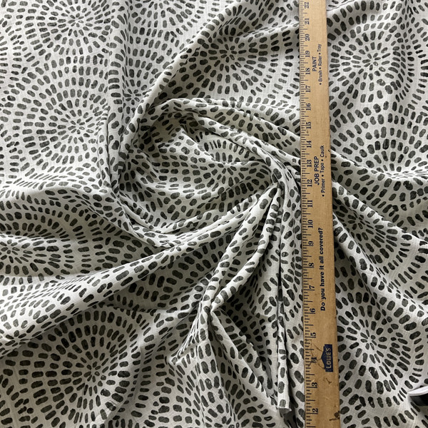 Premier Prints Into The Wild Cecil Slub Canvas Raven | Medium/Heavyweight Canvas Fabric | Home Decor Fabric | 54" Wide