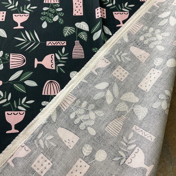 Cloud9 Organic Easy Weekend Canvas Sprouts Green | Medium Weight Canvas Fabric | Home Decor Fabric | 44" Wide