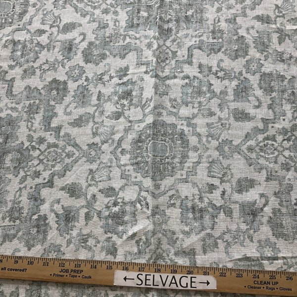 Covington Ezra Slub Linen Seaglass | Medium Weight Linen Fabric | Home Decor Fabric | 55" Wide
