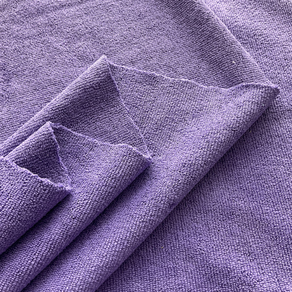 Micro Fiber Solid Concord Purple | Absorbent Towel Fabric | Poly/Nylon | Mook Fabrics | 60" Wide | By the Yard