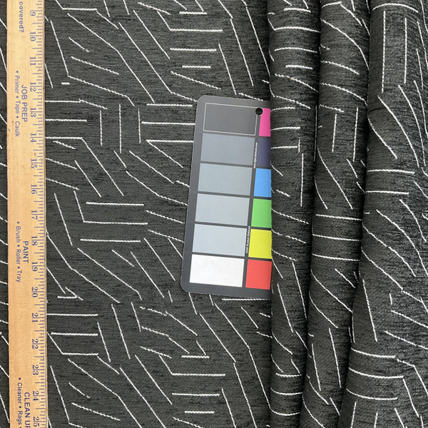 PKL Studio Dashboard Woven Chenille Tuxedo | Heavyweight Woven, Chenille Fabric | Home Decor Fabric | 54" Wide