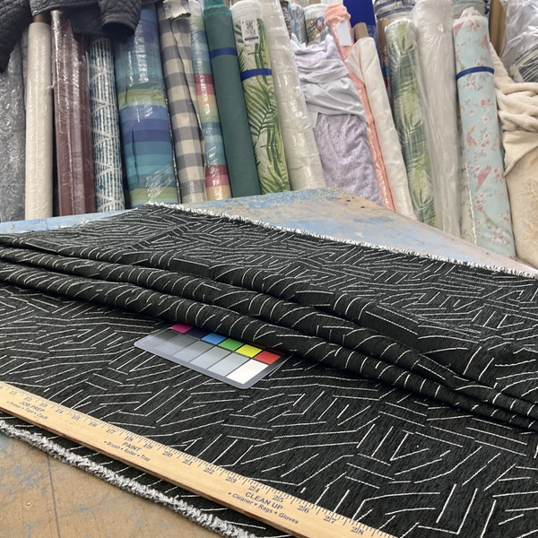 PKL Studio Dashboard Woven Chenille Tuxedo | Heavyweight Woven, Chenille Fabric | Home Decor Fabric | 54" Wide