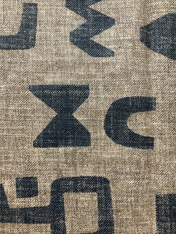 PKL Studio Secret Code Basketweave Teak | Medium/Heavyweight Basketweave Fabric | Home Decor Fabric | 54" Wide