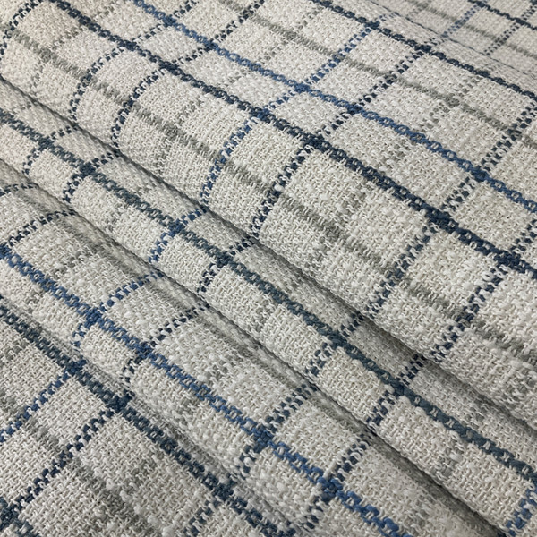 P/K Lifestyles Woven Keep In Check Porcelain | Home Decor Fabric | 55.9" Wide