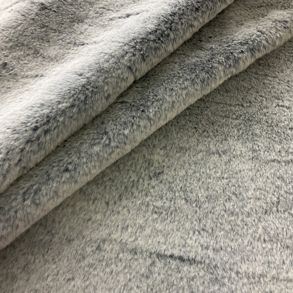 EZ Fabric Frosty Snuggle Faux Fur Navy/White | Very Heavyweight Faux Fur Fabric | Home Decor Fabric | 58" Wide